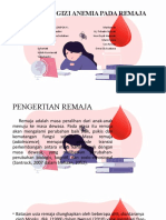 Masalah Gizi Anemia Pada Remaja