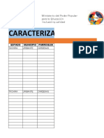 Carecterizacion de Estudiantes Menores de 13 Años