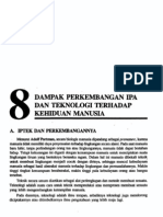 Bab8-Dampak an Ipa Dan Teknologi Terhadap Kehidupan Manusia