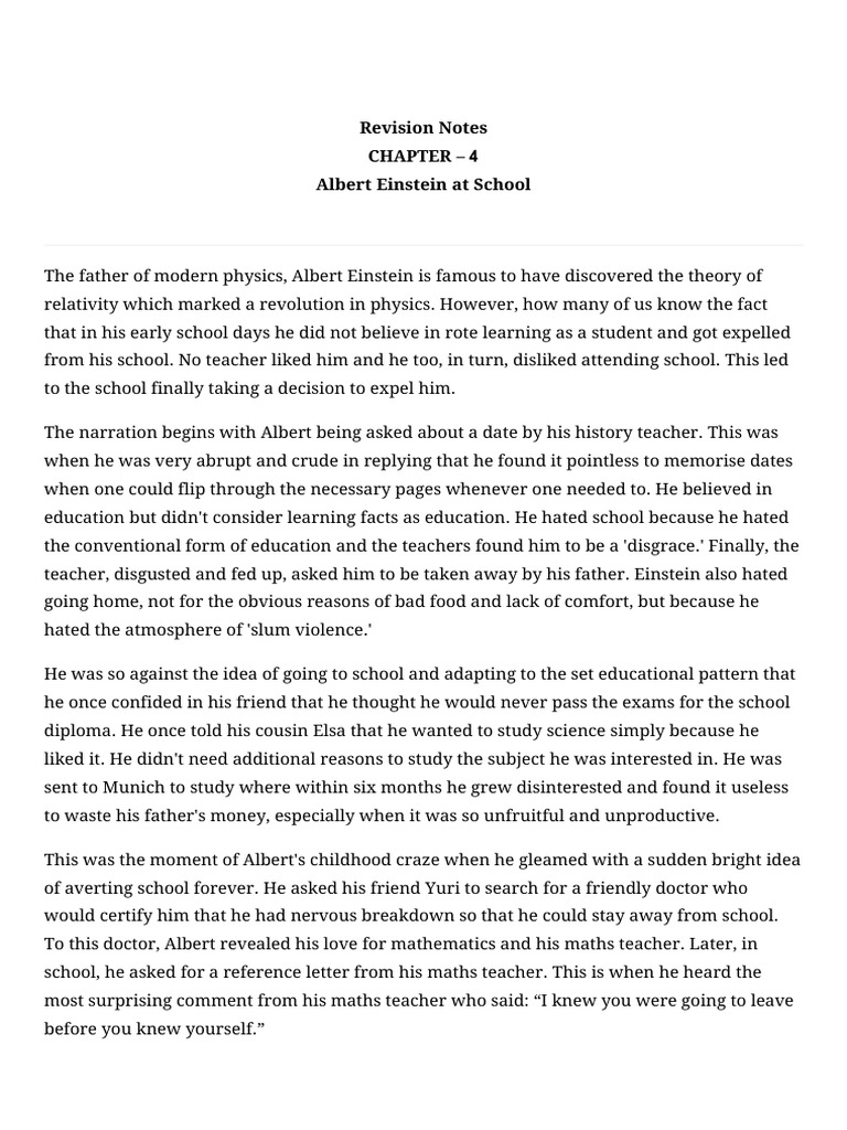 Albert Einstein | PDF | Albert Einstein | Cognition