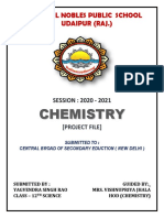 Bhopal Nobles Public School Chemistry Project Final