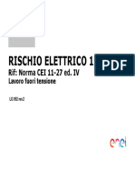 Rischio Elettrico 1A1B: Rif: Norma CEI 11-27 Ed. IV