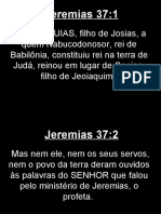 A prisão e libertação do profeta Jeremias