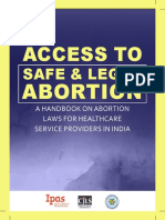 Access To Safe and Legal Abortion Handbook