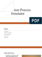 Production process simulator