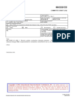 Iec/Tc or SC: Committee Draft (CD)