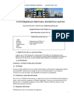 TEXTO GUIA DE ADMINISTRACION PUBLICA I Segun El Programa Analitico 2020