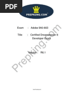 Prepking 9A0-803 Exam Questions