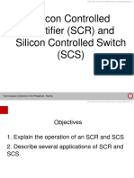 Silicon Controlled Rectifier (SCR) and Silicon Controlled Switch (SCS) - 3C