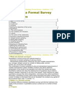 Preparing Formal Surveys - Guidelines for Objectives, Hypotheses, Sampling & More