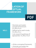 WEEK 5 1 Formulation of A Conceptual