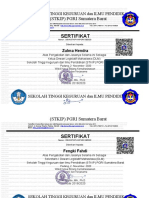 Sertifikat DLM 2019