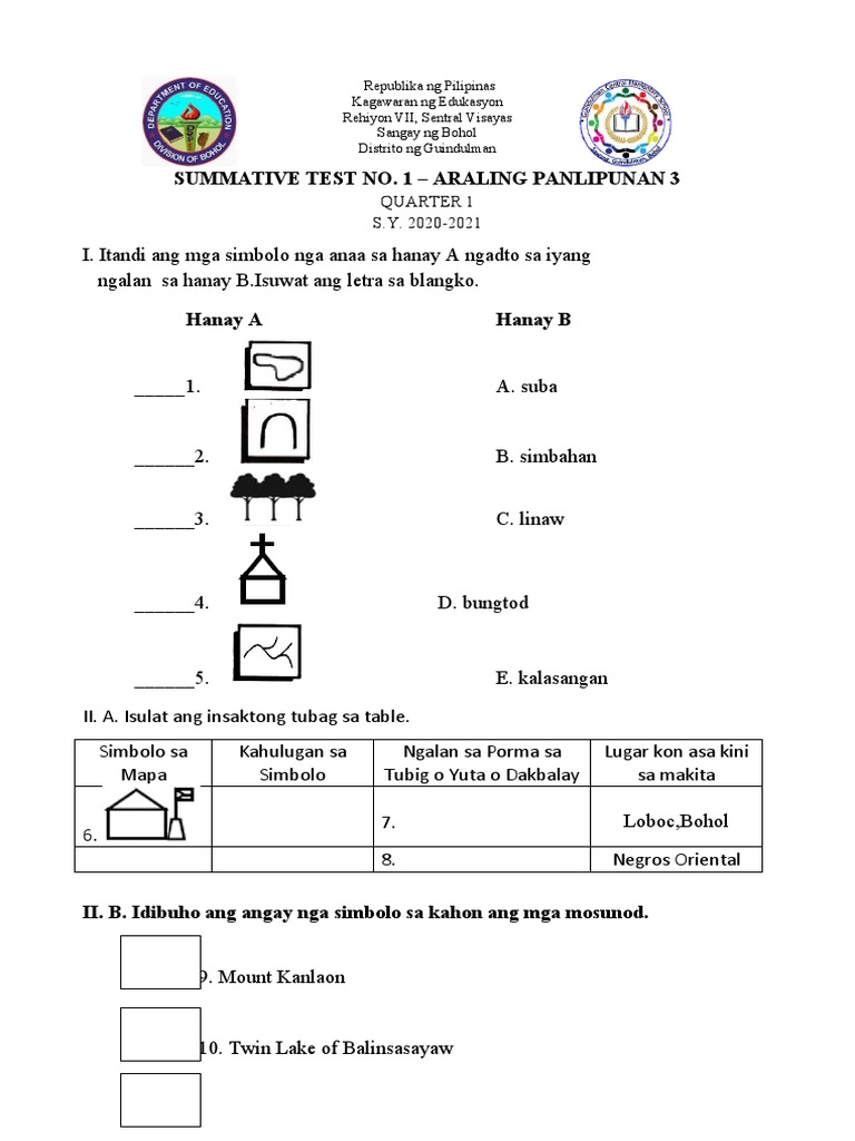 AP 3 Q1 Summative Test1 | PDF