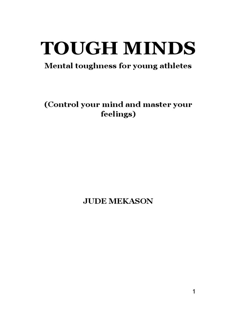 Mental Toughness For Young Athletes PDF Goal Brain