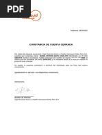Carta de No Adeudo BBVA | PDF