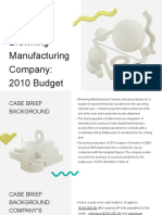 Browning-Manufacturing Budgeting