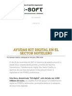 Aplicación de Kit Digital Al Sector Hotelero