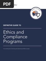 Definitive Guide To Ethics and Compliance Programs US