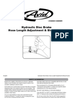 95-5015-029-000 Hydraulic Disc Brake Bleed and Hose Length Adjustment Rev A