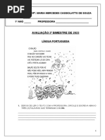 Capas para Avaliação 1º Bimestre | PDF