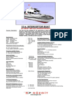 Dg-15M/20T Mini Class Interceptor Boat