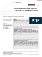 Diversity and Distributions - 2022 - Mota - Climate Change Is Expected To Restructure Forest Frugivorous Bird Communities