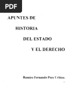 Apuntes de Historia Del Estado y El Derecho - Ramiro Pozo
