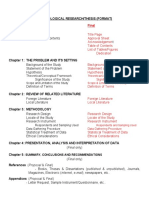 Criminological Research Format