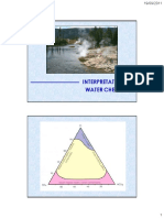 WATER CHEMISTRY INTERPRETATION