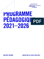 Ensa Programme Pedagogique 2021 2026