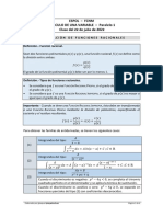 Clase Del 22 de Julio de 2022 - Integración de Funciones Racionales