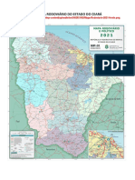 Mapa Rodoviário Do Ceará 2020