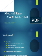 Medical Law Guide for LAW3114 & 3141