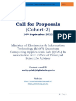 Cohort 2 Call-For-Proposal - Year - 2022