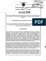 Decreto 0047 de 2014