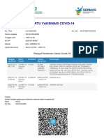 Kartu Vaksinasi Covid-19: Riwayat Pemberian Vaksin Covid-19