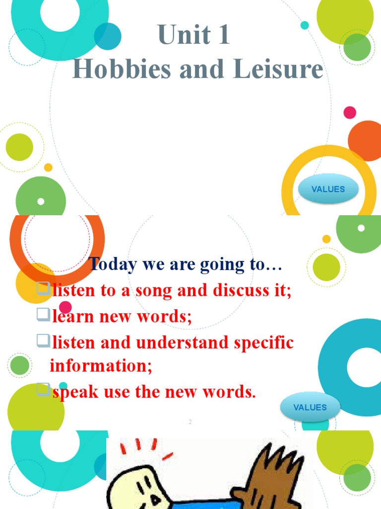 Unit 1 Hobbies and Leisure Values PDF