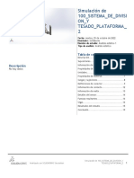 Simulación de 100 - Sistema - de - Divisi On - Y Tesado - Plataforma - 2