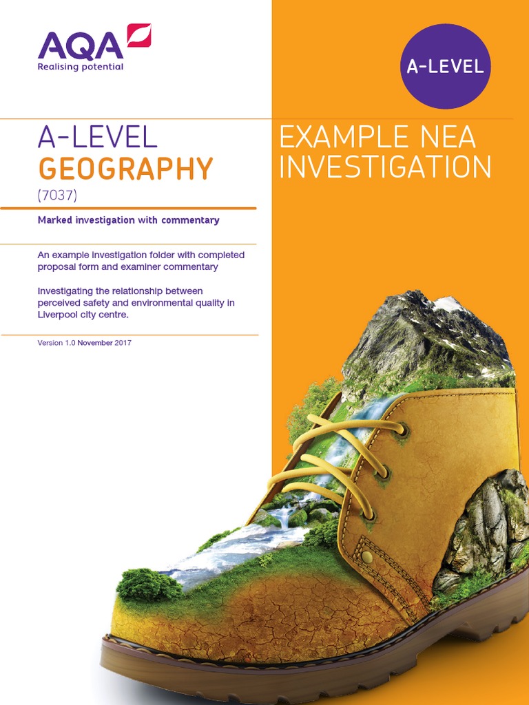 Get Help and Support A Level Example Nea PDF Field Research