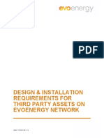 PO07218 Installation Requirements For Telecommunication Equipment On Evoenergy Assets