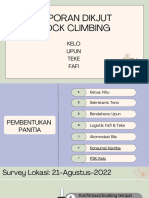 Laporan Dikjut Rock Climbing