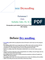 Definisi Dryneedling