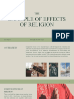 Positive and Negative Effects of Religion