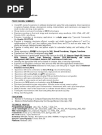 Suhasini K - Java Resume