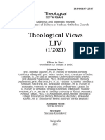 Theological Views: Religious and Scientific Journal of Holy Synod of Bishops of Serbian Orthodox Church