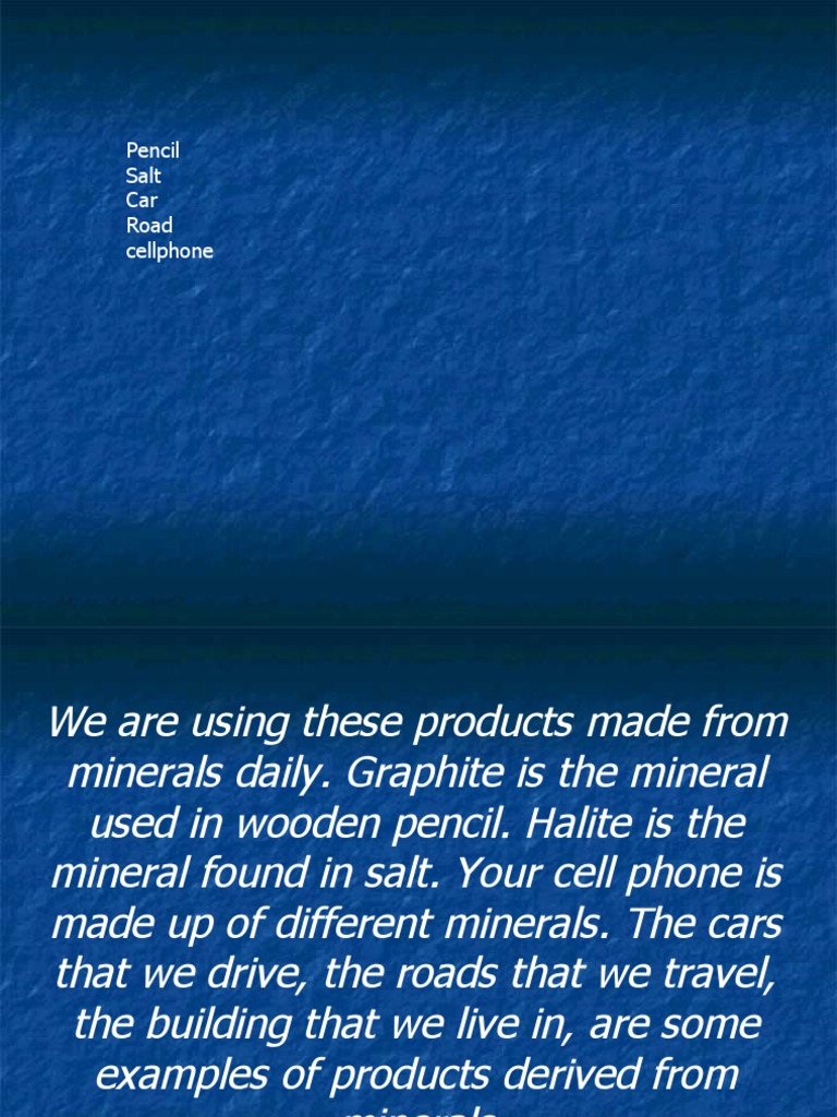 3 - Minerals | PDF | Minerals | Crystal