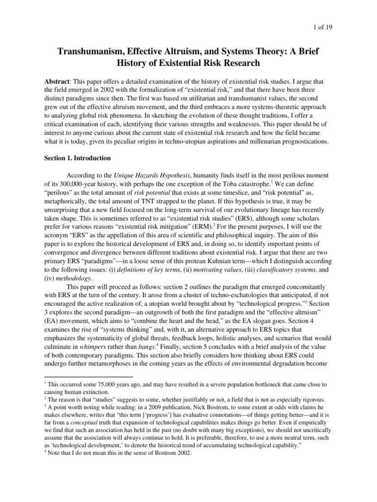 Transhumanism effective altruism and systems theory 2 1 download free