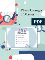 Phase Changes of Matter