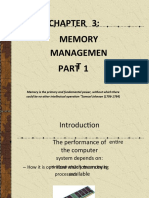 Chapt 3 Memory Management