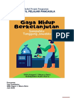 Projek P5 - Gaya Hidup Berkelanjutan